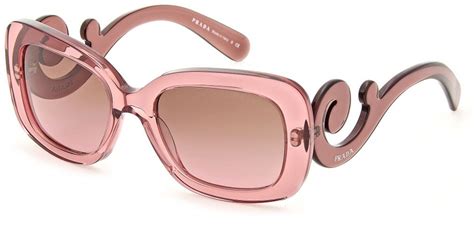 prada clear glasses pink|prada sunglasses women pink.